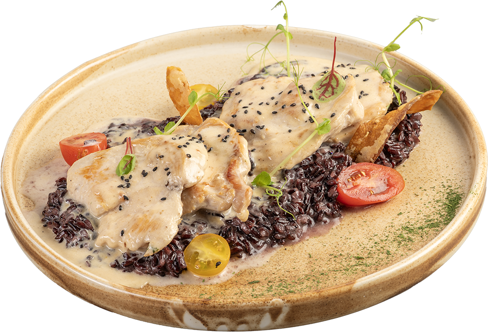 Chicken fillet with Alfredo sauce