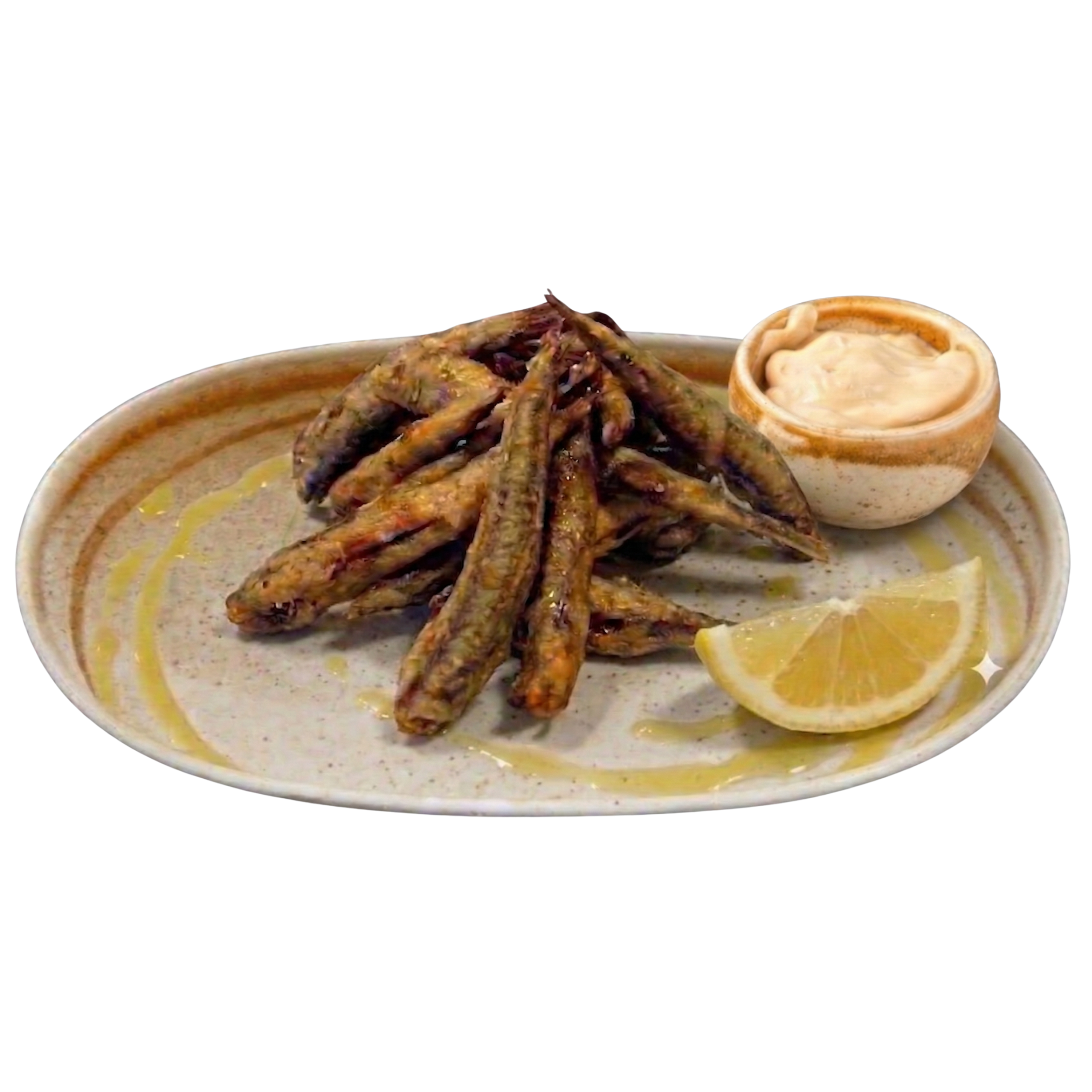 Гаврос със картофена скордаля